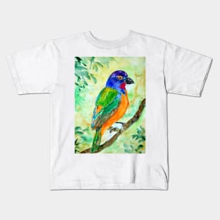 Colorful Bunting Bird Kids T-Shirt